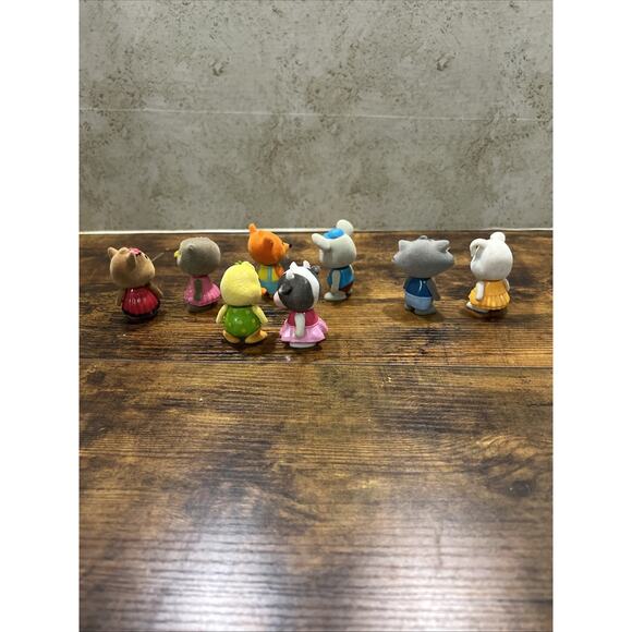 Li’l Woodzeez Bobbleez Lot Of8Cow Duck Raccoon Owl Fox Mouse Squirrel Dog Read - Picture 6 of 7